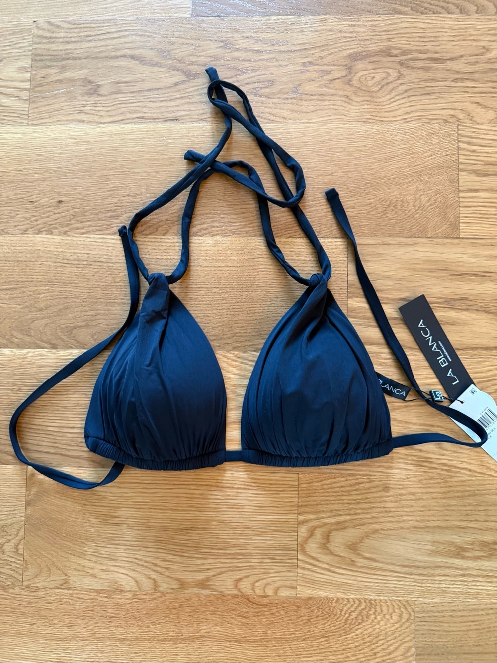La Blanca halter bath suit top